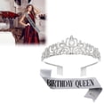 thumbnail image 2 of MOQIN Birthday Girl Tiara, Crown for Girls, Princess Crown with Birthday Sash, Birthday Crowns Tiara for Women, Happy Birthday Decorations Party Supplies Gifts, 2 of 5