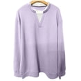 thumbnail image 2 of Men's Long Sleeve Shirts V Neck Fake Two Piece Breathable Tee Shirt Waffle Weave Solid Color Loose Casual Basic Shirts Soft Basic Tops 2026, 2 of 4
