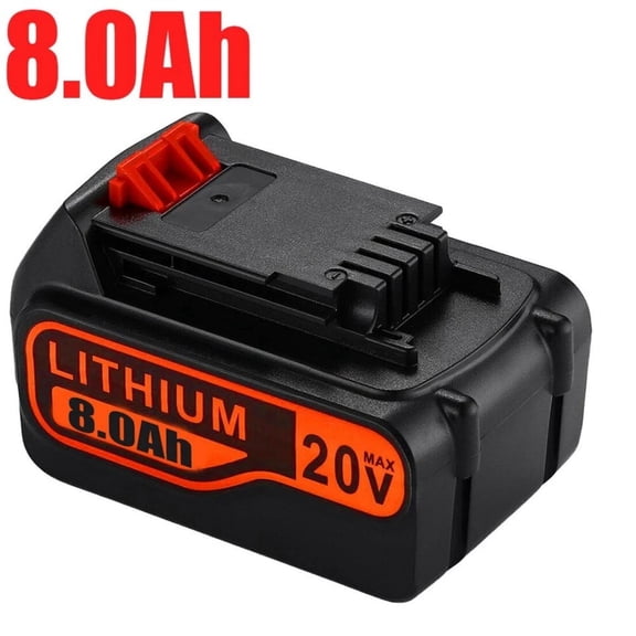 LB2X4020 20V 8.0Ah Replacement for Black and Decker LBX4020 LBXR20 LB20 LBX20 LBXR2020-OPE LBXR20B-2 LST220 LST300 Lithium Battery