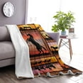 thumbnail image 4 of Horse Blanket Animal Print Throw Blanket Comfort Warmth Soft Cozy Blanket Fleece Blanket Couch Blanket Bed Throw TV Blanket Horse Lover (Throw - 50" x 60"), 4 of 6