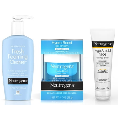 ($31.93 Value) Neutrogena Skincare Regimen Kit (Best Face Care Regimen)
