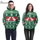 thumbnail image 2 of Sudadera con capucha de Navidad para hombre y mujer, suéter con bolsillo, ropa de calle informal cálida, ropa estampada de muñeco de nieve de gran tamaño, 2 of 4
