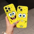thumbnail image 4 of Cute Cartoon S-SpongeBobs Phone Case For IPhone 16 15 14 13 12 11 Pro Max XS XR XSMax 6 7 8 Plus Protection Glossy HD PC Cover FL-F192C0803D1 iPhone 15, 4 of 5