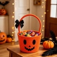 thumbnail image 3 of AJKHSAHDFJ Halloween Halloween Candy Holder Trick-or-Treat or Knitted Pumpkin Candy Box for Holiday Decor and Gifts,C, 3 of 7