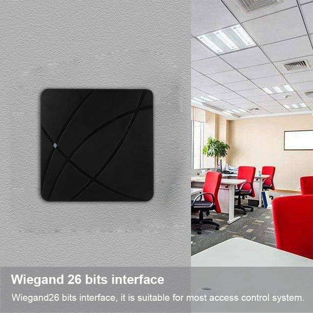 UP004 Card Reader, Waterproof Access Control Card Reader, 26 Bits System Full Color For Home Security ID