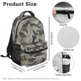 thumbnail image 7 of Jeiento Kids School Backpack Water-Resistant Green Camouflage Hunting Backpack for Boys Girls Elementary Students, 16 Inch School Bag with Multiple Organizer Pockets, 7 of 7