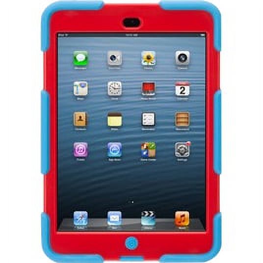 Griffin Survivor Carrying Case Apple iPad mini Tablet, Blue, Red - image 2 of 5