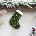 thumbnail image 6 of Disketp Green Branch Olive Christmas Stockings, Xmas Stocking for Family Holiday Season Décor, Personalized Holiday Indoor Decorations, 6 of 7
