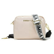 Women Shoulder Bags Bimba Y Lola Crossbody Bag Letter Design Wide Shoulder Strap