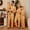 Yellow, variant on AIGUR Family Matching Christmas Jumpsuits Pajamas Letter/Santa/Tree/Print Hooded Long Sleeve Playsuits Autumn Zipper Long Rompers