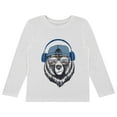 thumbnail image 4 of Stitch & Stone Boys 4-Pack Long Sleeve Graphic Tops, Stylish and Comfortable Tees for Kids - Hgrey, Sizes 7/8, 4 of 7