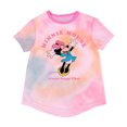 thumbnail image 1 of Playera Minnie Talla 12 Manga Corta con Estampado Always Happy Vibes Tie Dye Blanco con Rosa, 1 of 3