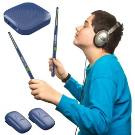 Batterie Électronique Enroulable 7 Pads Pour Enfants - Avec Pédales, Casque, Haut-parleurs, MIDI - Jouet Musical 3 Ans Et +