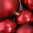 thumbnail image 2 of Northlight Shatterproof Christmas Ball Ornaments - 2.25" to 4" (100mm) - Red - 50ct, 2 of 7