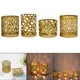 thumbnail image 4 of 4x Candelabro De Hierro De Sobremesa Soporte Hueco Mini Candelabro Decoración, 4 of 7