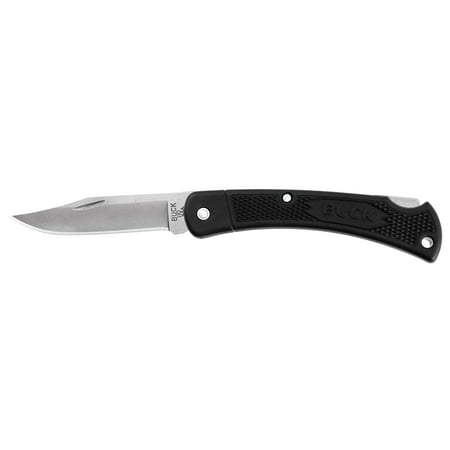 Buck Knives 0110BKSLT1WM Folding Hunter Lite, Lock Back Folding Knife with Nylon Sheath, Box--WALMART (Best Folding Lock Knife)