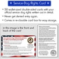 thumbnail image 4 of Set de accesorios para perros de servicio, chaleco Pelto, etiqueta de identificación y 50 tarjetas ADA, 4 of 5