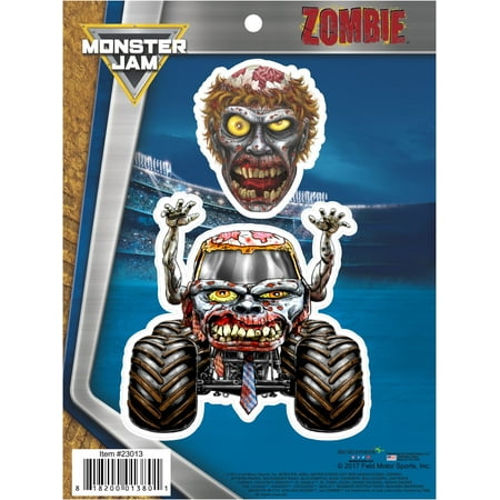 Monster Jam Zombie Truck Decals Car Auto Stickers