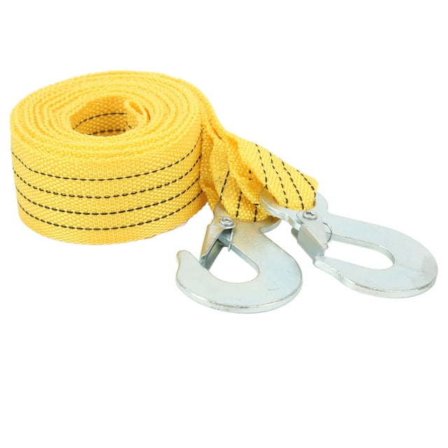 Ganchos de seguridad para remolque de coche, 4 m, 3 T, cuerda de remolque para coche, correa de remolque resistente, diseño elevado