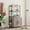 Grey, variant on Cat Litter Box Enclosure with Shelf Storage, Multi-Purpose Cat House, Hidden Cat Washroom Furniture, Rustic Finish, Less Smell, Easy to Clean, Grey