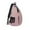 Pink #0, variant on LiUMX Adjustable Tennis Racket Bag | Large Capacity Shoulder Backpack for Badminton & Squash | 13" x 5.5" x 19.3" | Padded Compartment, Anti-Theft Pockets | White & Pink | Polyester Sports Bag