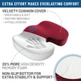 thumbnail image 6 of Everlasting Comfort Memory Foam Seat Cushion – Ergonomic U-Shaped Chair Pad for Tailbone Pain Relief, 6 of 10