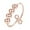 Rose Gold-RG, variant on TIMIFIS Rings Knuckle Stacking Rings Anxiety Fidget Ring Women Spinning Rings With Beads Stress Relief Spinning Ring Rings for Women;Teen Girls;Man