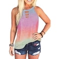 thumbnail image 4 of Women's Camisole Tank Top Leopard Tie-Dye Sleeveless Loose Undershirts, 4 of 4
