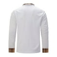 thumbnail image 3 of Mens Button Up Shirts, Men Lapel Shirts Long Sleeve with Pocket Sport Wicking Shirts for Men Casual Athletic Collared T-Shirts S-3XL, 3 of 8