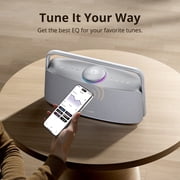 Home Speaker – 80W 2.2.1 Acoustic System, Immersive Spatial Audio, LDAC Hi-Res Sound & 14 Hours of Battery Life (Cool Grey) Tronsmart Fitune X30