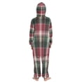 thumbnail image 3 of Vzayyk 4T-14Y Size Aviliable Cozy One-Piece Footless Sleeper Pajama Red Green White, 3 of 8