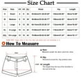 thumbnail image 3 of Loose Summer Wide Leg Shorts Women Elastic Waist Casual Knee Length Half Bermuda Shorts Khaki,XL, 3 of 6