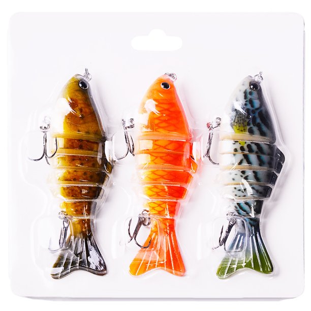 Teissuly 10cm Sea Fishing Simulation Bait 15G Hard Bait Christmas Gift for Fishing Enthusiasts (3Pcs) Teissuly WER202311016818