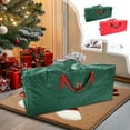 thumbnail image 1 of Tarmeek Christmas Storage Bag, Christmas Ornaments Storage Box, Storage Containers for Christmas Tree, Gift Wrapping Ribbons Bows Wrapping, Christmas Storage Box, 1 of 7