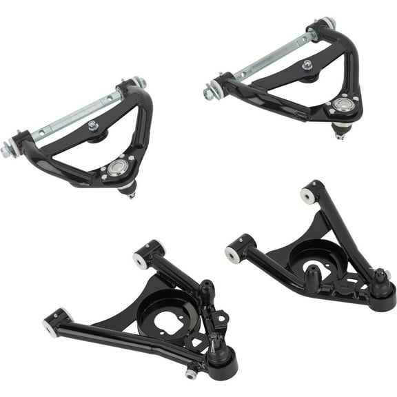 Speedway Motors Tubular Control Arm Kit compatible with 1978-1988 GM G-Body and 1982-2004 S10, Works with Stock or Drop Spindles