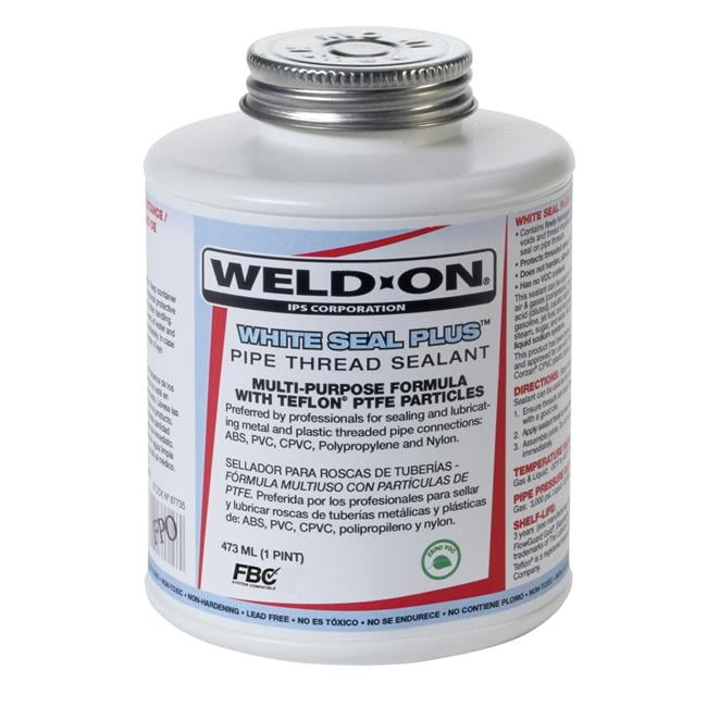IPS CORPORATION 87725 Weld On White Seal Plus nonStick Thread Sealant