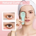 thumbnail image 5 of Eyelash Curler Tool With Extra Silicone Replacement Pads Portable Plastic Eyelash Curler,Green, 5 of 5