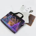 thumbnail image 5 of 16" Laptop Briefcase for Work Travel Laptop Shoulder Bag Carrying Handbag Laptop Case Christmas Trees with Lights, 5 of 8