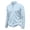 Light Blue #010, variant on Men's Plaid Waffle Knit Sweatshirt Quarter Zip Pullover Stand Collar Long Sleeve Loose Fit Casual Sweatshirt For Fall Winter Daily Wear, L