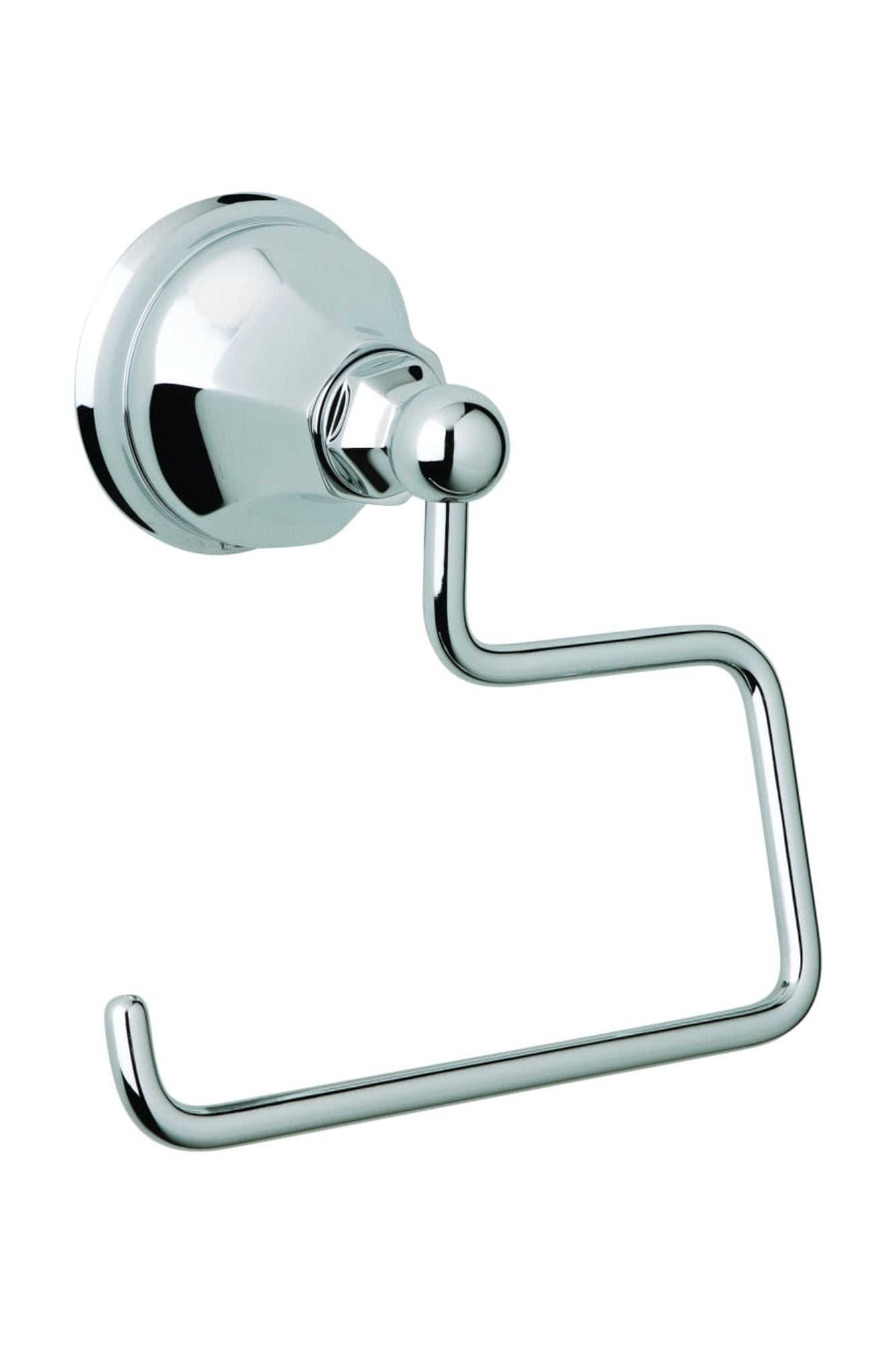 Rohl A6892 Palladian Wall Mounted Euro Toilet Paper Holder in Polished Chrome