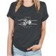 thumbnail image 1 of Fiudx Tops para Mujer Tops con Estampado de Moda para Mujer, Blusa de Manga Corta, Camisetas Divertidas con Cuello Redondo, 1 of 4