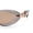 Slate Frame - Beige Lens, variant on Womens Bold Cat Eye Sunglasses with Gold Tone Spike Stud Chain Hinge Detail Slate Frame - Beige Lens