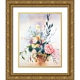 thumbnail image 1 of Shefranov, Olga 26x32 Gold Ornate Wood Framed with Double Matting Museum Art Print Titled - Bouquet III, 1 of 4