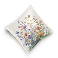 thumbnail image 5 of Fall Decor House Decor Pillow Covers 16*16in Crystal Velvet Sofa Cover Soft and Comfortable Shrink-Resistant Holiday Gifts A Bouquet Of Wildflowers, 5 of 7