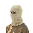 thumbnail image 5 of Unique Bargains 1 Pc Warm Face Mask Knitting Balaclava for Cycling Beige, 5 of 6