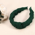 thumbnail image 3 of Unique Bargains 1Pc Cute Makeup Headband Puffy Spa Fabric Green Headband for Washing Face, 3 of 7