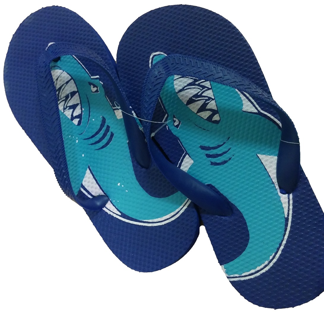 Kics Little Boys Cool Summer Flip Flops Shower Shoes Cartoon Sandals