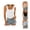 001-White, variant on Womens Cami Top Off Shoulder Ruffle Trim Ribbed Knit Fitted Cropped Tank Pullover Sweater