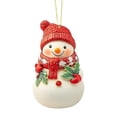thumbnail image 6 of 12-Piece 2D Acrylic Snowman Christmas Ornaments, Flat Cute Hanging Pendants with Rope for Xmas Tree, Home & Holiday Party Decor, 6 of 9