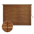 thumbnail image 3 of Coolaroo Bamboo Outdoor Roller Shade, 8' x 6'; Teak, 3 of 6